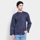 Men's Kurta, Navy Blue, small image number null